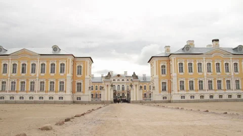 Baroque palace Stock Footage 28840382