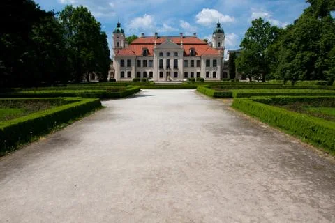 Baroque palace Stock Photos