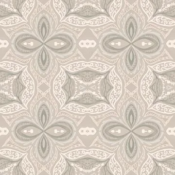 Baroque pattern. Royal damask texture. Art rococo style decor. Stock Illustration