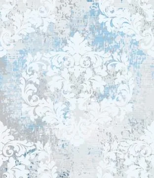 Baroque pattern Vector. Vintage Ornamented texture luxury design. Royal texti イラスト素材