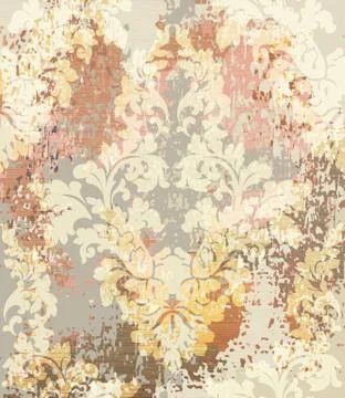 Baroque pattern Vector. Vintage Ornamented texture luxury design. Royal texti Stockillustratie