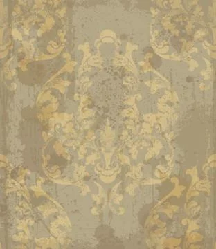 Baroque pattern vintage background Vector. Ornamented texture design. Origina Illustrazione stock