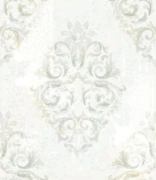 Baroque pattern vintage background Vector. Ornamented texture luxury design.  イラスト素材