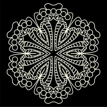 Baroque Seamless Pattern Stock Illustration