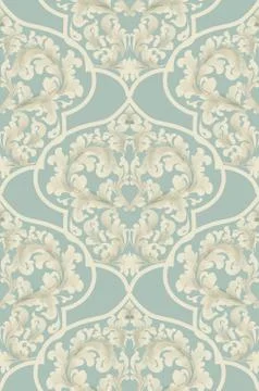 Baroque seamless pattern Vector. Royal texture. Victorian fabric decors イラスト素材