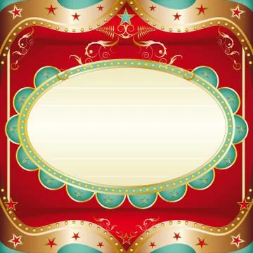 Baroque square frame Stock Illustration