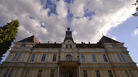 Baroque style building time lapse Stock Footage 41797121
