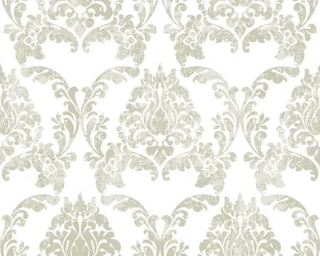 Baroque texture pattern Vector. Floral ornament decoration old effect. Victor 스톡 일러스트