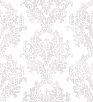 Baroque texture pattern Vector. Floral ornament decoration. Victorian engrave Stock Illustration