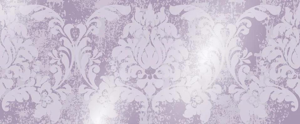 Baroque texture pattern Vector. Floral ornament decoration old effect. Victor イラスト素材