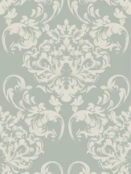 Baroque texture pattern Vector. Floral ornament decoration. Victorian engrave Illustrazione stock
