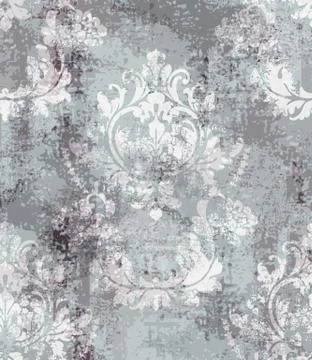 Baroque texture pattern Vector. Floral ornament decoration. Victorian engrave Stockillustratie