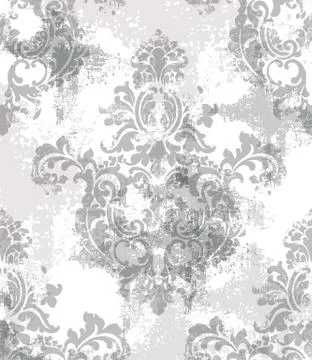 Baroque texture pattern Vector. Floral ornament decoration. Victorian engrave イラスト素材