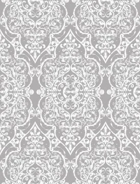Baroque texture pattern Vector. Floral ornament decoration. Victorian engrave Stock Illustration