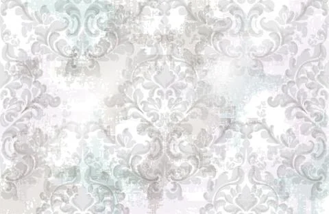 Baroque texture pattern Vector. Floral ornament decoration. Victorian engrave 스톡 일러스트
