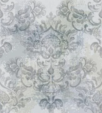 Baroque texture pattern Vector. Floral ornament decoration. Victorian engrave Stockillustratie