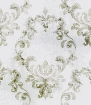 Baroque texture pattern Vector. Floral ornament decoration. Victorian engrave Stockillustratie