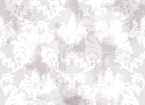 Baroque texture pattern Vector. Floral ornament decoration. Victorian engrave Illustrazione stock