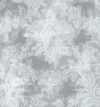 Baroque texture pattern Vector. Floral ornament decoration. Victorian engrave Illustrazione stock