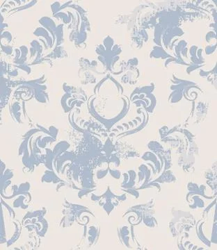 Baroque texture pattern Vector. Floral ornament decoration. Victorian engrave 스톡 일러스트
