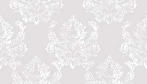 Baroque texture pattern Vector. Floral ornament decoration. Victorian engrave イラスト素材