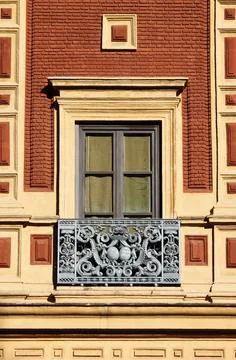 Baroque window Stock Photos