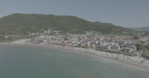 Barra da Lagoa Beach without LUTS Stock Footage 336401866