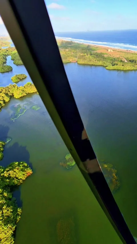 Barra da Tijuca Golf Course Aerial Video stock 324837474