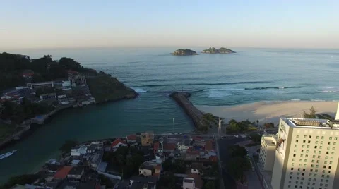 Barra da Tijuca, Rio de Janeiro, Brazil - Rio 2016 - Olympic City 스톡 동영상 65398997
