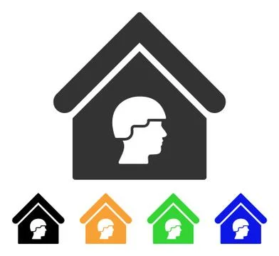 Barrack Building Vector Icon Ilustración de archivo