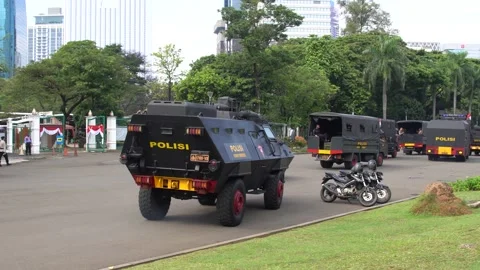 Barracuda Indonesian National Police Mon... | Stock Video | Pond5