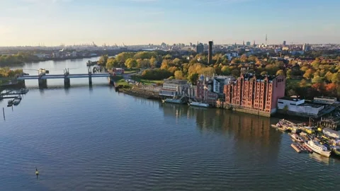 Barrage billwerder bay Video stock 245729067