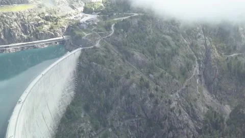 Barrage Emossons Stock Footage 142344675