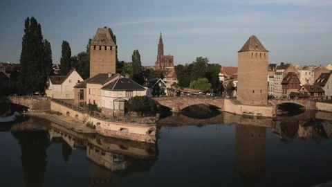 Barrage Vauba Stock Footage 127623913