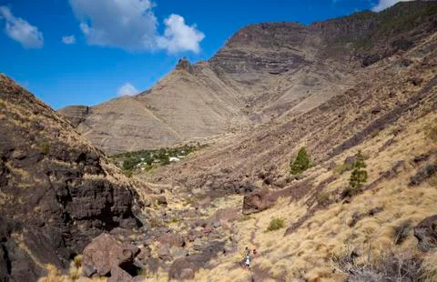 Barranco del Risco Stock Photos