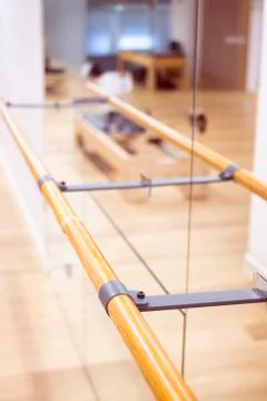 Barre pilates dance studio Stock Photos