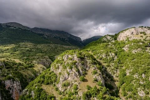 Barrea. The Sangro Gorges (often called Foce di Barrea) Foto stock
