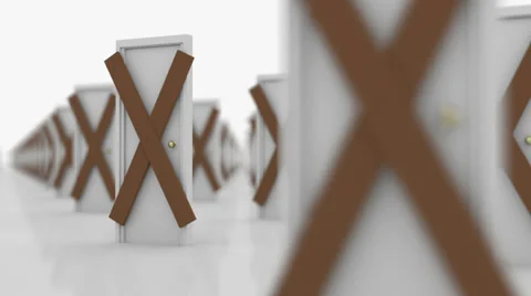 Barred doors Stock Footage 32627251