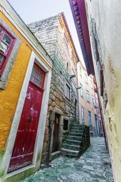 Barredo Tower, or Rua de Baixo Tower in Porto, Portugal Stock Photos