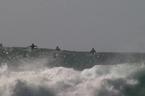 Barrel and Arcing Turn Stock Footage 317512