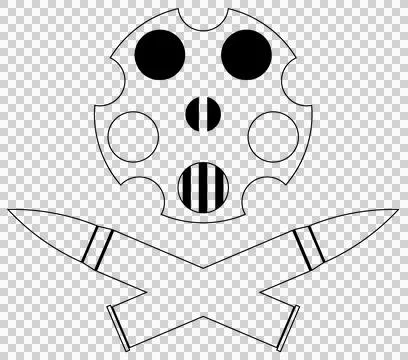 Barrel and Bullets Outline Stock Illustration