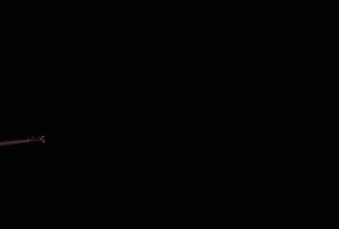 Barrel and muzzle flashes of M-16 rifle being fired Stock Footage 86884318