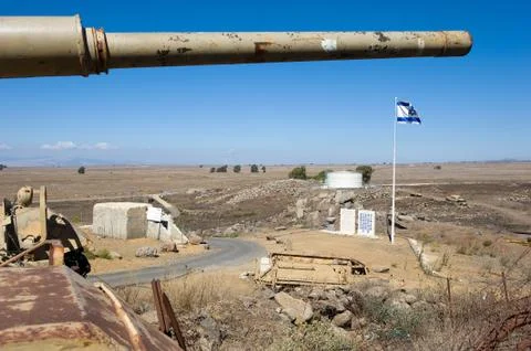 Barrel of Centurion tank Stock Photos
