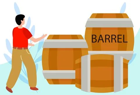 Barrel Concept Illustration Stock Illustration