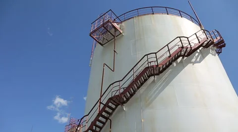 Barrel for fuel Stock Footage 66254933