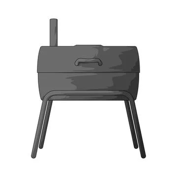 Barrel grill illustration Stock Illustration