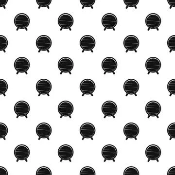 Barrel on legs pattern vector 스톡 일러스트