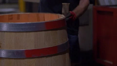 Barrel Making Stock Footage 128359867