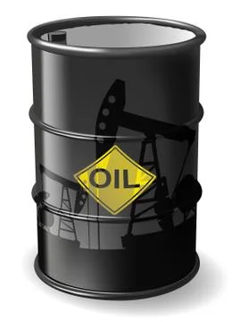 Barrel of oil Illustrazione stock