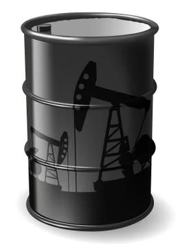 Barrel of oil Stock Illustration
